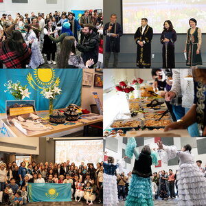 Collage of the event activities
