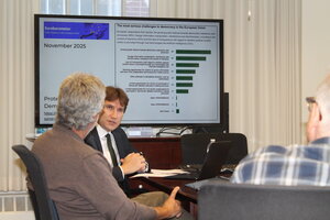 Photo of Maxim Krupskiy's talk