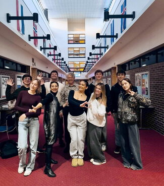 Bulgarian language students and instructor in LCLB